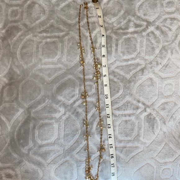 J.Crew Long Gold Pearl Necklace - Picture 4 of 7